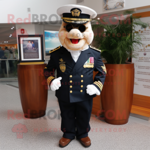 Navy Chief maskot kostume...