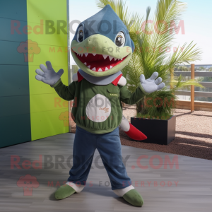 Olive Shark mascotte...