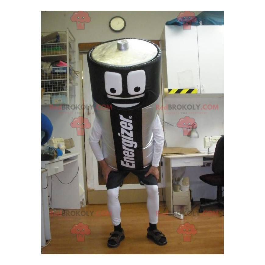 Giant black and gray Energizer battery mascot - Redbrokoly.com