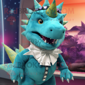 Turquoise Stegosaurus...