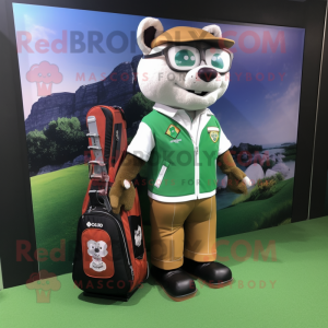  golftas mascotte kostuum...