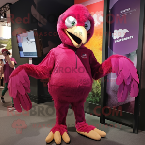 Magenta Gier mascotte...