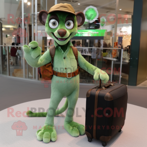 Green Lemur mascotte...