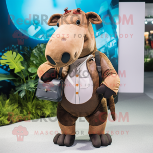 Rust Tapir mascotte kostuum...