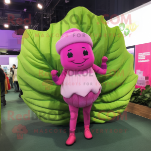 Pink Cabbage Leaf mascotte...