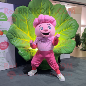 Pink Cabbage Leaf mascotte...