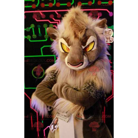 Beautiful lion lion mascot Jedi way - Redbrokoly.com