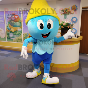 Personagem de traje de...