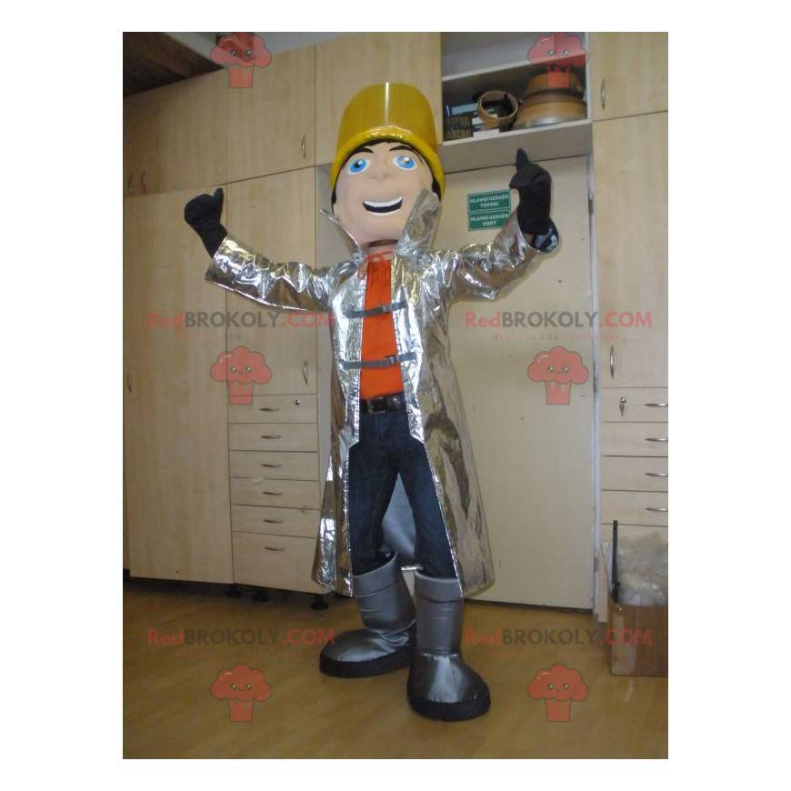 Metallurgist mascot. Techno mascot - Redbrokoly.com