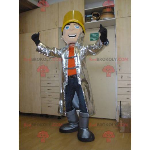 Metallurgist mascot. Techno mascot - Redbrokoly.com