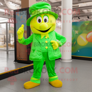 Personagem de mascote Lime...