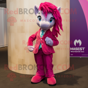 Magenta Mare maskot drakt...