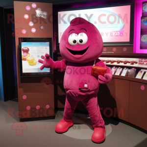Magenta Chocolates maskot...