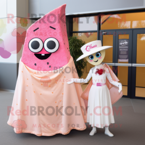 Pink Nachos maskot kostume...
