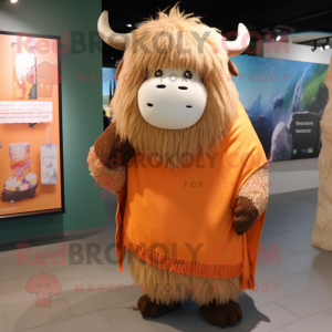 Peach Yak mascotte kostuum...