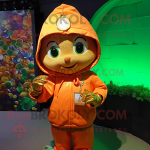 Orange Pot Of Gold maskot...