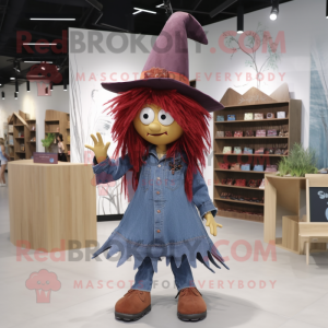 Maroon Witch S Hat mascotte...