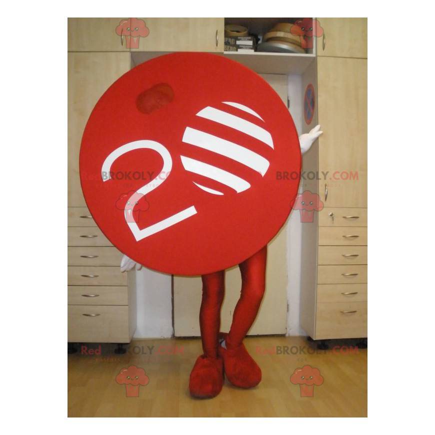 Mascote da TV Nova. Mascote do círculo vermelho - Redbrokoly.com