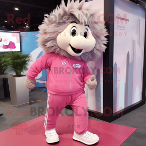 Roze Porcupine mascotte...