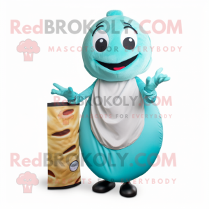 Cyan Bagels mascotte...