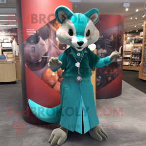 Teal Marten mascotte...