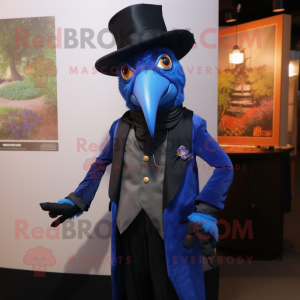 Blue Crow maskot kostym...