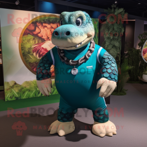 Teal Titanoboa mascotte...