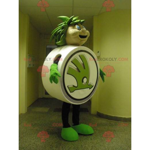 Mascotte van Skoda. Skoda auto mascotte - Redbrokoly.com