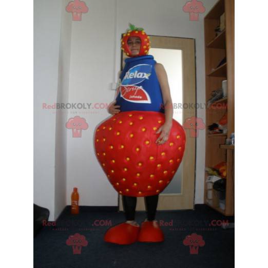 Strawberry yogurt strawberry mascot. - Redbrokoly.com