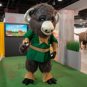 Forest Green Buffalo maskot...