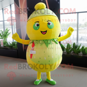 Citrongul vandmelon maskot...