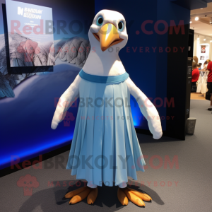 Himmelblå Albatross maskot...