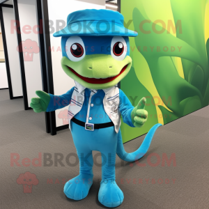 Cyan Geckos mascotte...