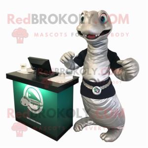 Silver Titanoboa maskot...