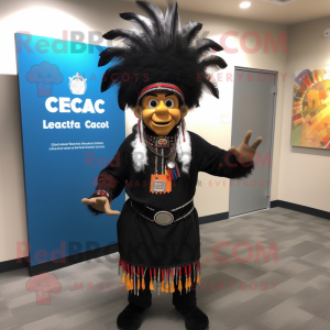 Black Chief maskot kostyme...