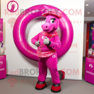 Postava maskota Magenta...