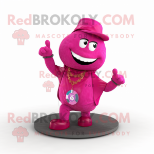 Magenta hestesko maskot...