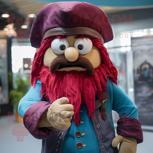 Maroon Pirate mascotte...