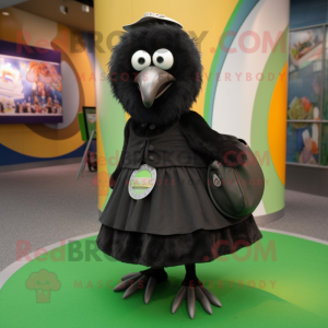 Black Kiwi mascotte kostuum...