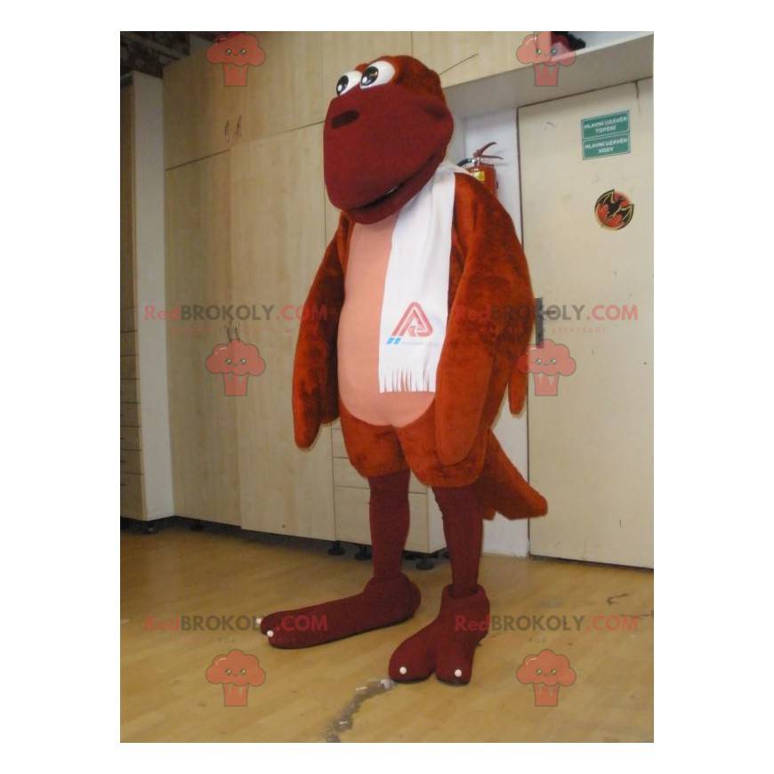 Large red bird mascot. Phoenix mascot - Redbrokoly.com