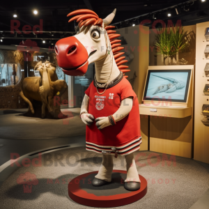 Rood Quagga mascotte...