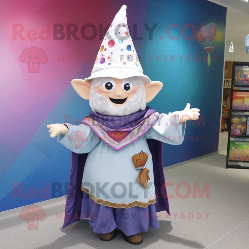 nan Wizard mascot costume character dressed with a Blouse and Headbands