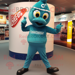 Postava maskota Teal...