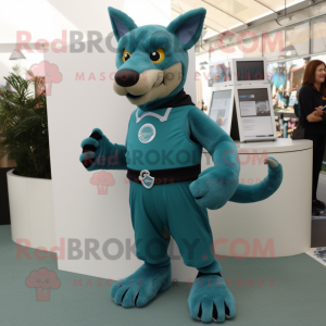 Costume de mascotte Teal...