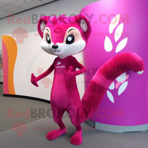 Magenta Weasel mascotte...