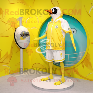 Lemon Yellow Gull maskot...