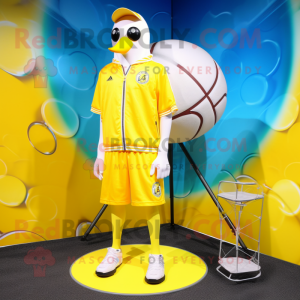 Lemon Yellow Gull maskot...