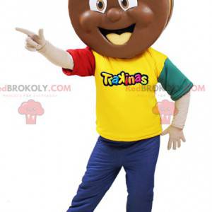 Trakinas maskot för chokladkaka - Redbrokoly.com