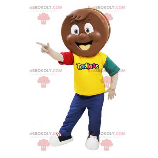 Mascote do bolo de chocolate Trakinas - Redbrokoly.com