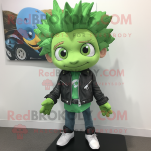 Groene Gyro mascotte...